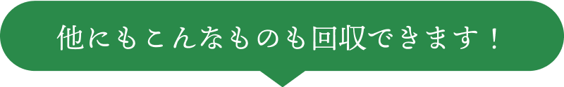 他にもこんなものも回収できます！