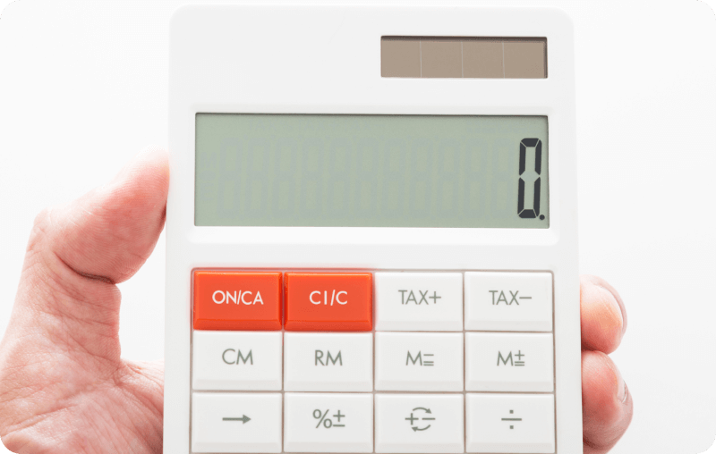 作業後の追加料金なし